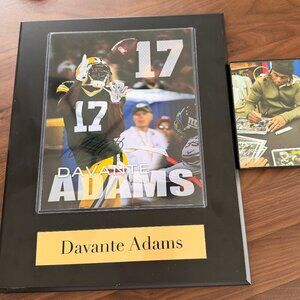 Davante Adams Signed 8x10 Framed Photo Autograph Green Bay Packers w/ Proof